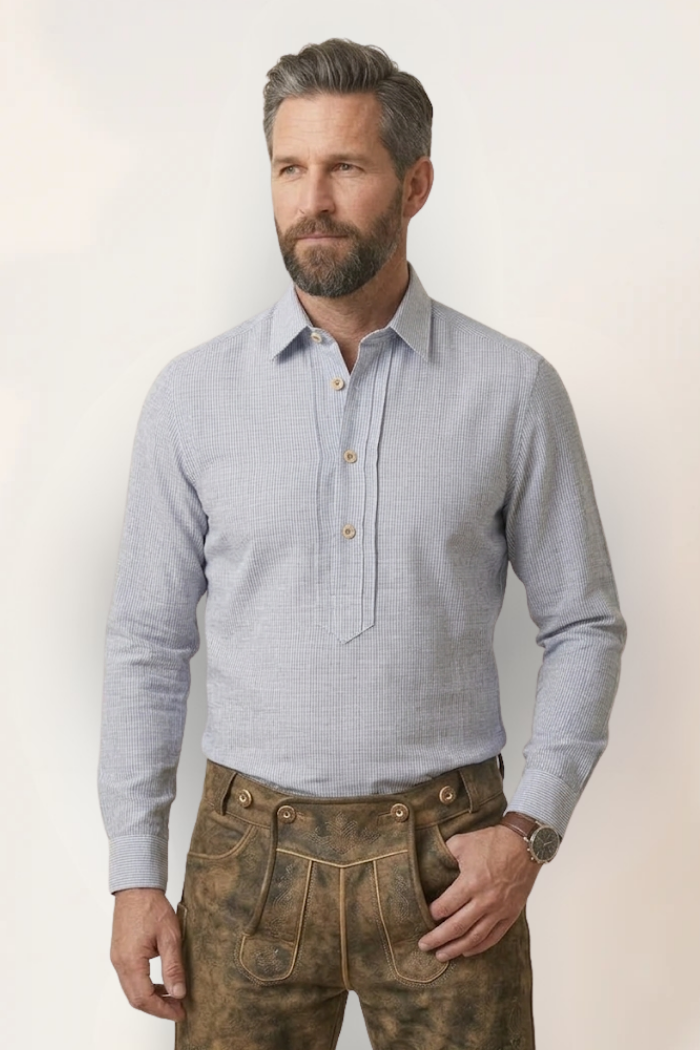 Trachtenhemd Pfoad Gestreift